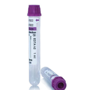 Push Capped Blood Collection Tubes (EDTA K2 Tubes)